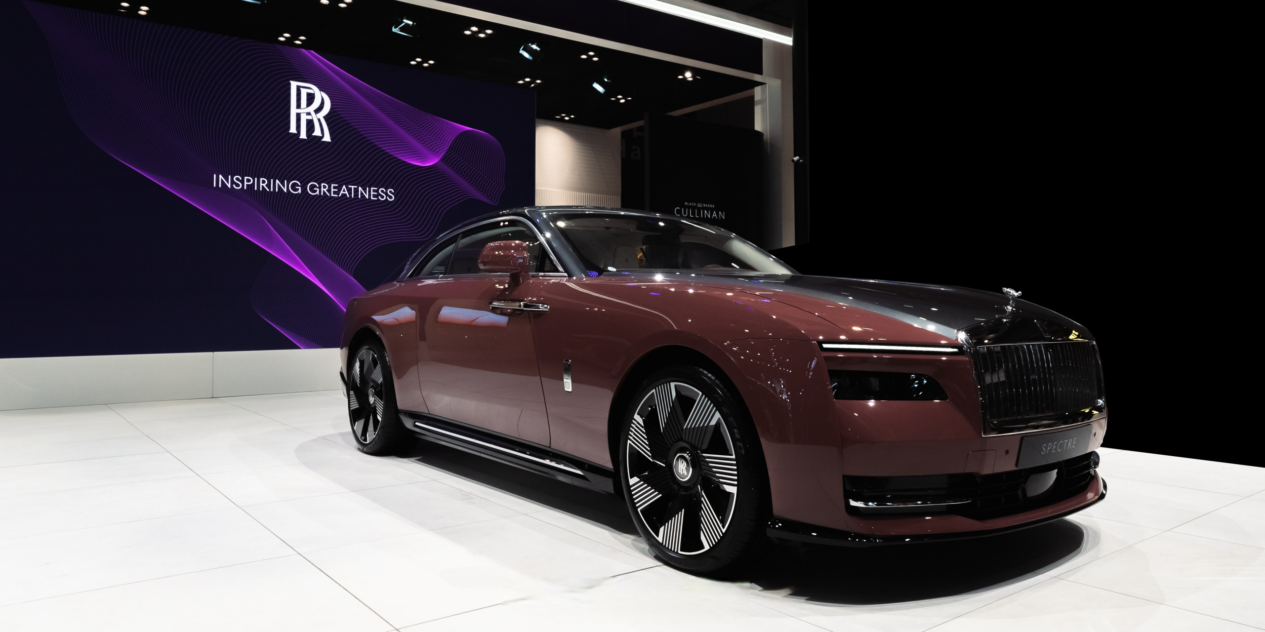 劳斯莱斯首款电动车中国首秀 rolls-royce spectre (闪灵) 劳斯莱斯不