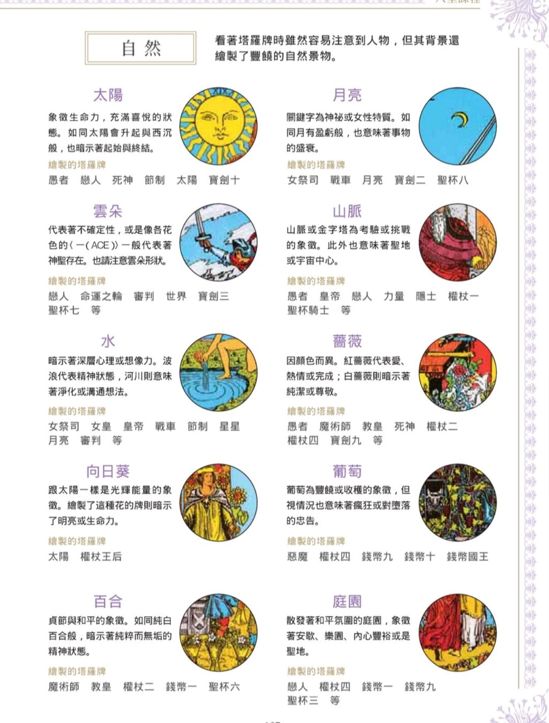 塔罗学习Ⅰ牌面图画 塔罗牌牌面图画学习