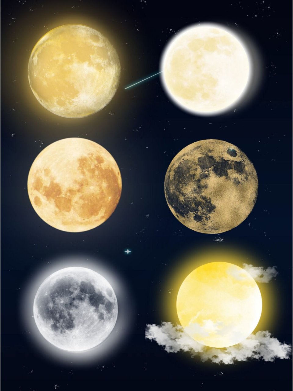 248 素材|古风月亮中秋圆月 png底图95 中秋又要来临了,今天分享几