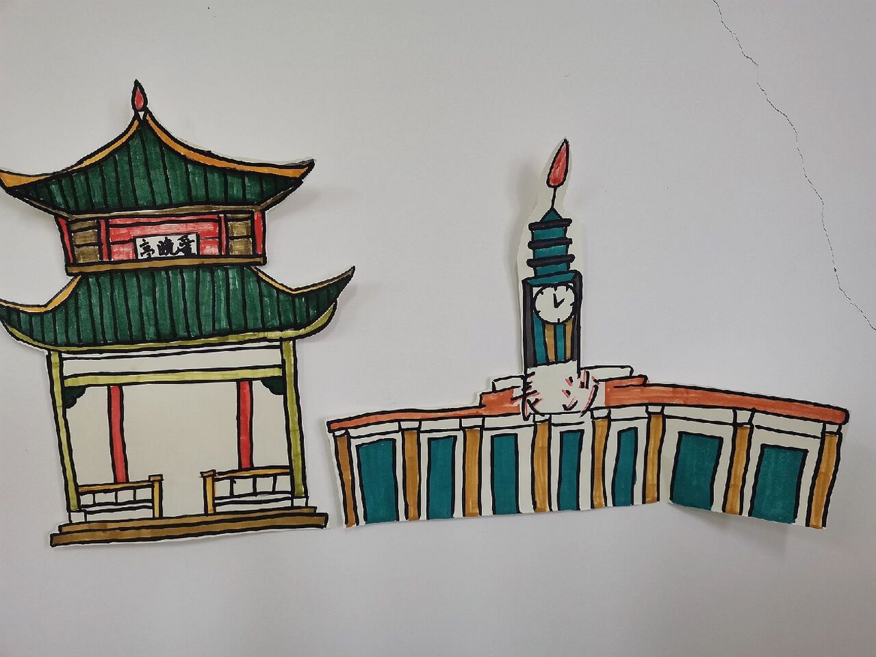 抽象版长沙标志性简笔画96 可真难为人,似像非像,说不像又像