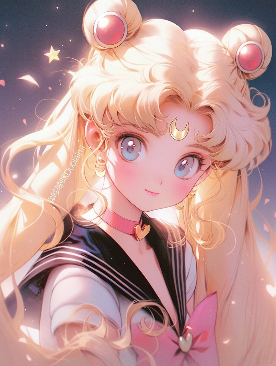 动漫壁纸03可爱美少女战士 经典造型水兵月