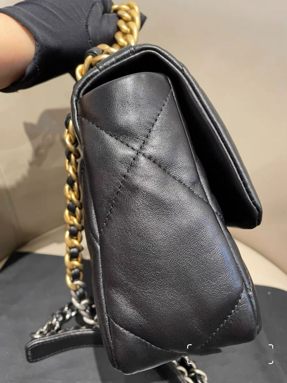 今日收包|chanel 19bag小号9030000 收到我之前的一个美女老顾客