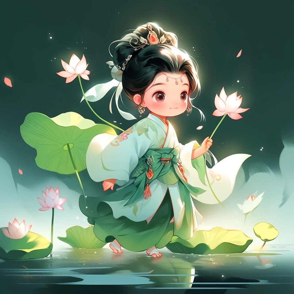 荷花头像丨心平气荷   快快乐乐 心平气荷才能快快