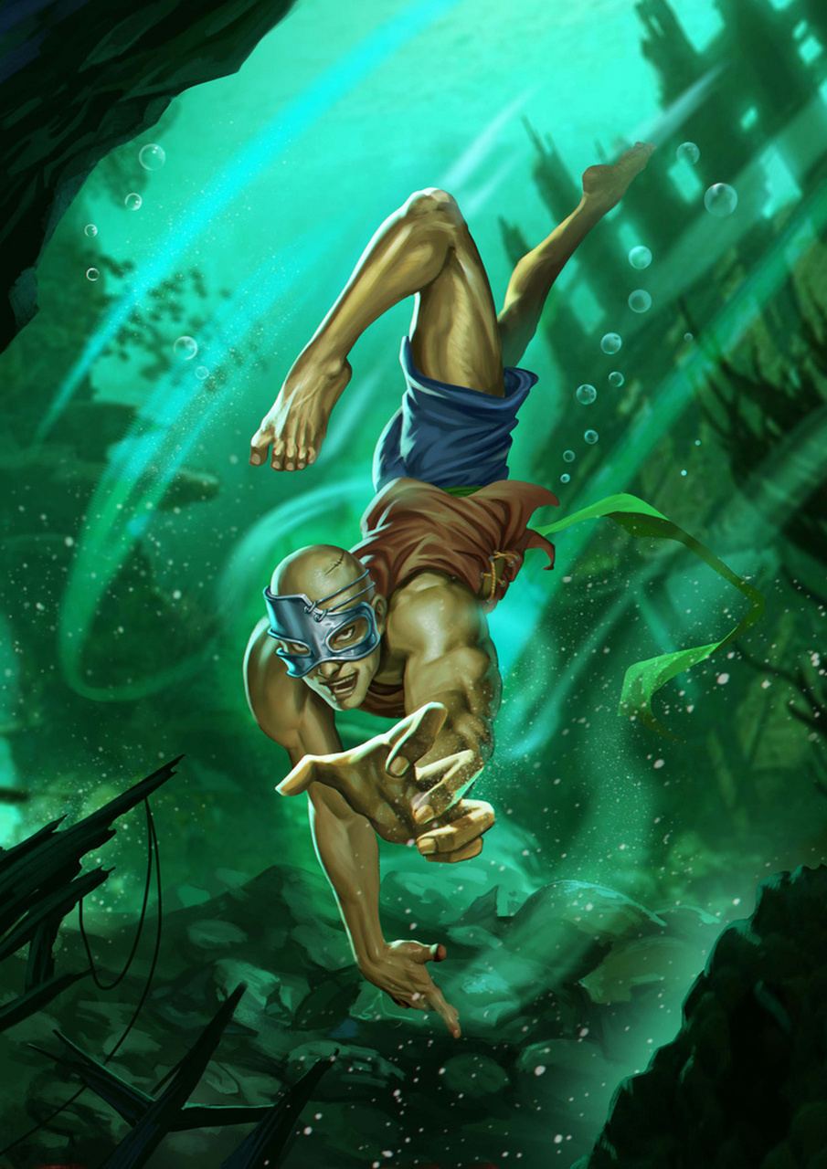 水浒重绘 翻江蜃童猛 波红湘浦递江楼,载水迎涛立浪头.