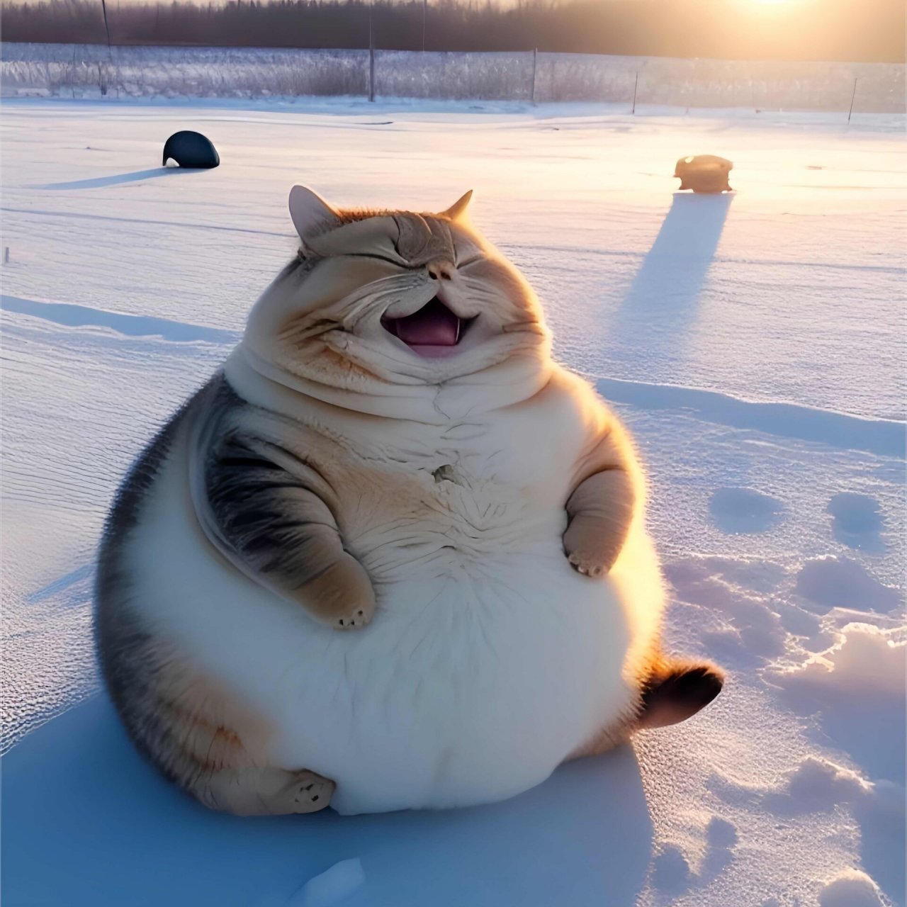 情侣头像!胖猫 这情侣头像也太好看了!