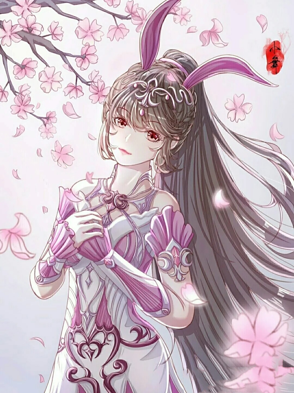 小舞(临摹画) 第二副图是原图