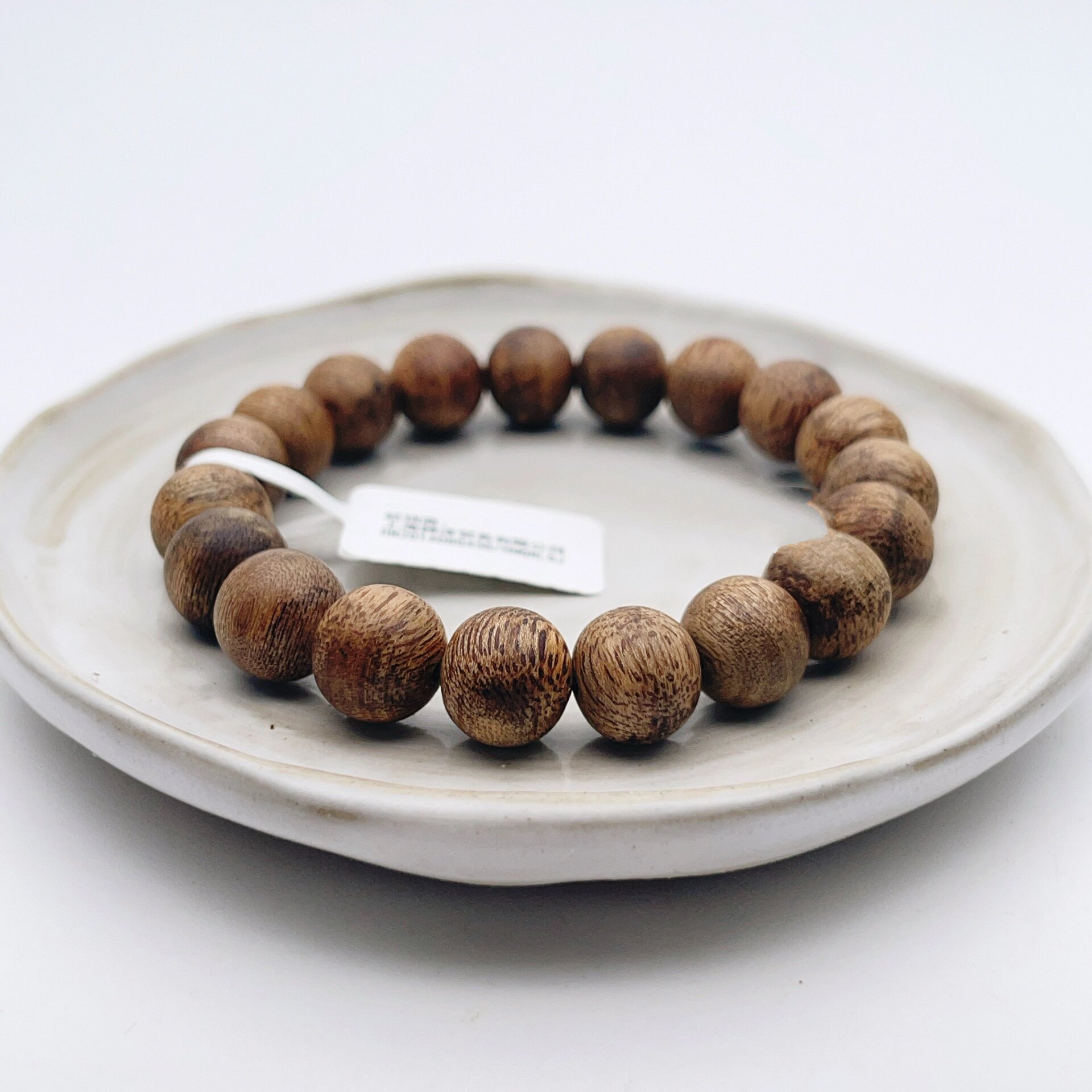 9克奇楠沉香单圈 天然绿棋楠沉香珠串10mm6.