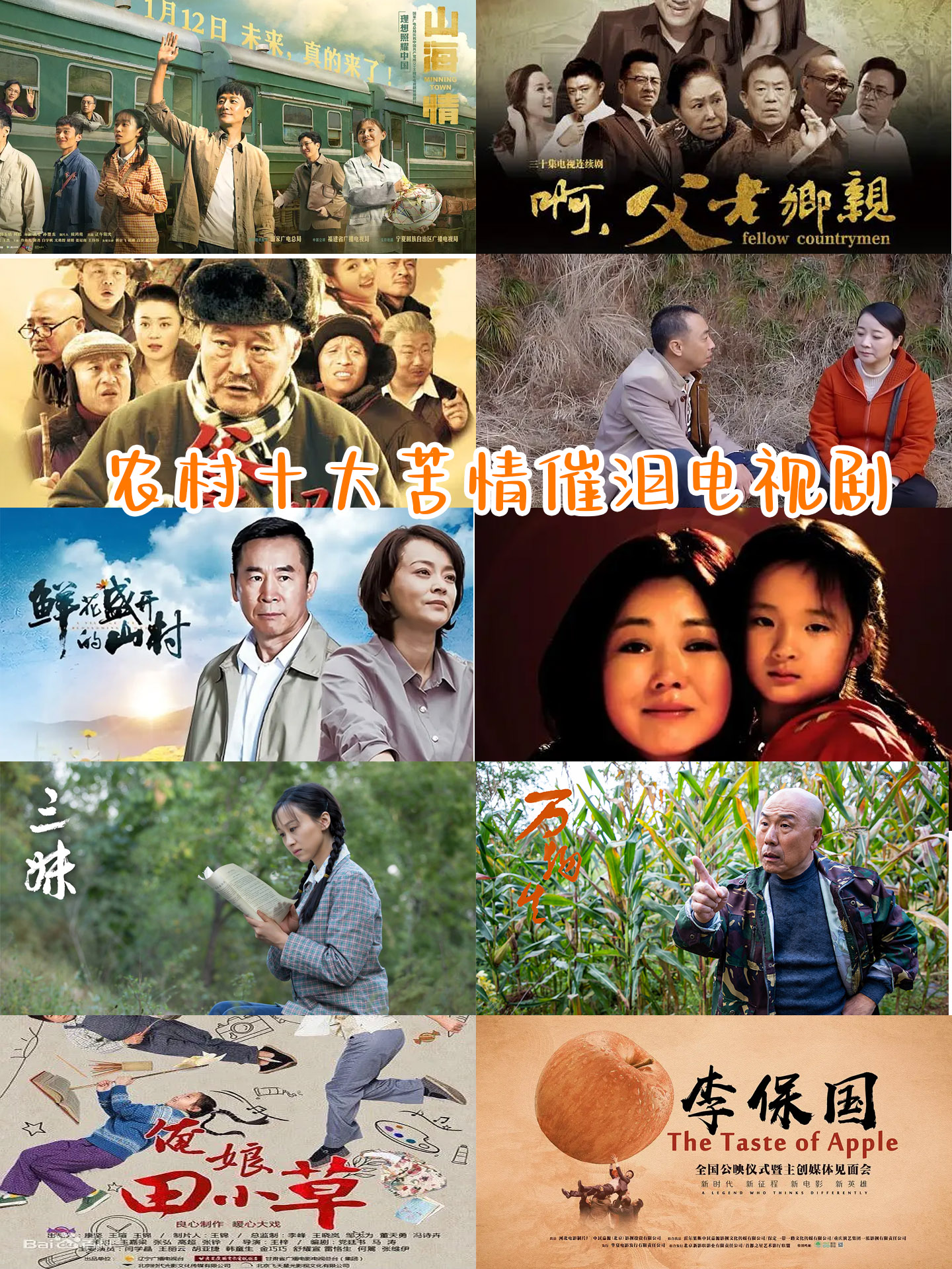 农村十大苦情催泪电视剧