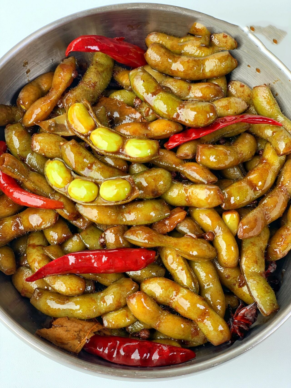 太好吃啦7515自制卤毛豆,夏天真的离不开它 今天做了一份巨好吃的