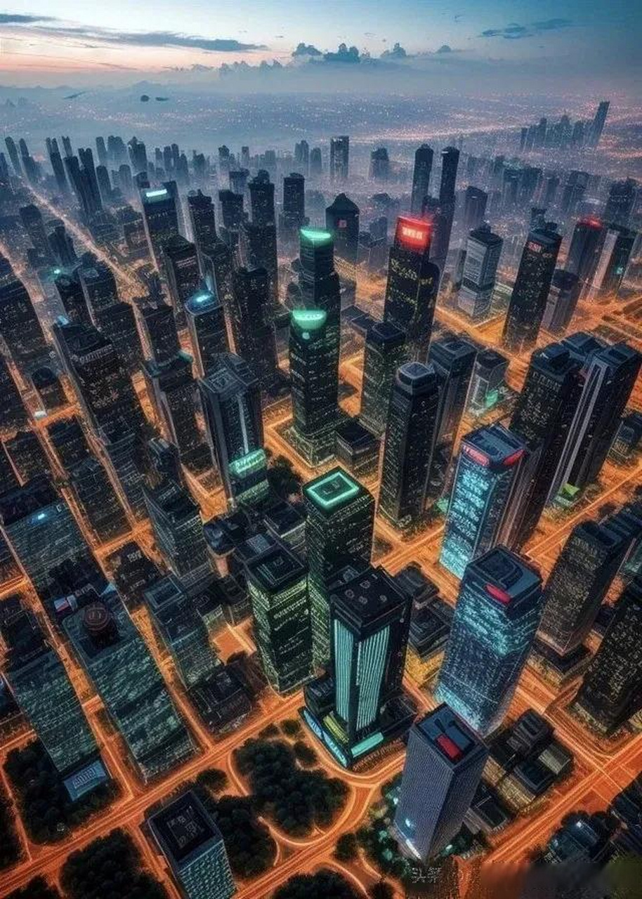 这是ai 生成了一张 2050年的成都都市图  大家怎么看?成都 成都头条