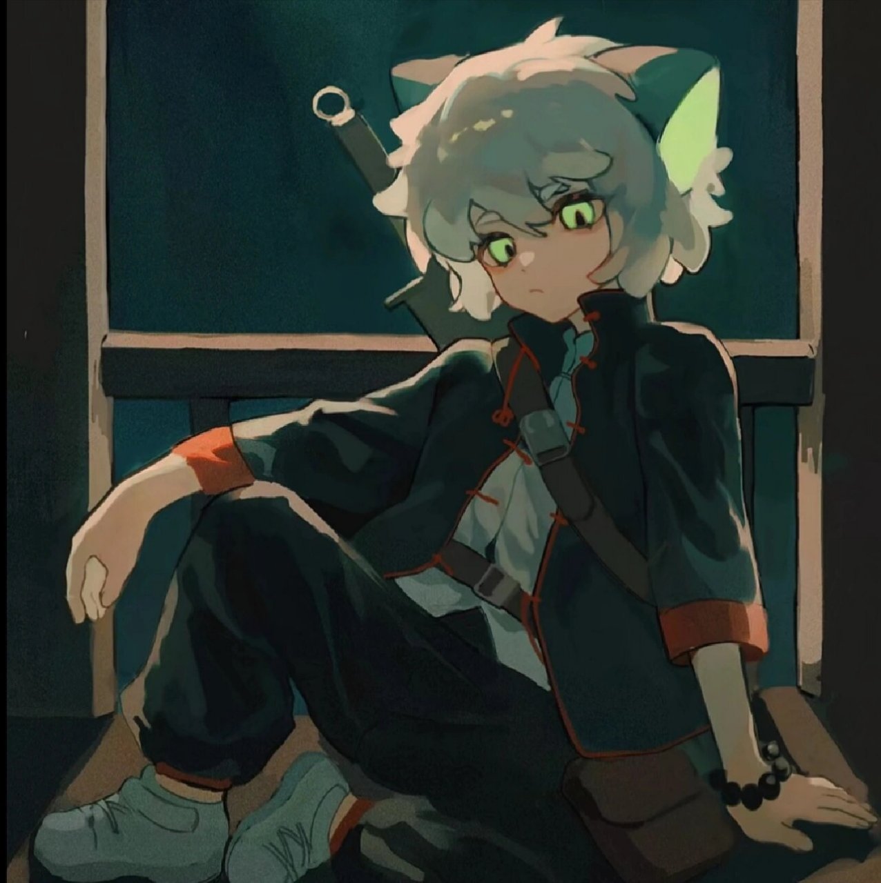 罗小黑动漫头像 从此,风有了轨迹,花有花语,四季有姓名