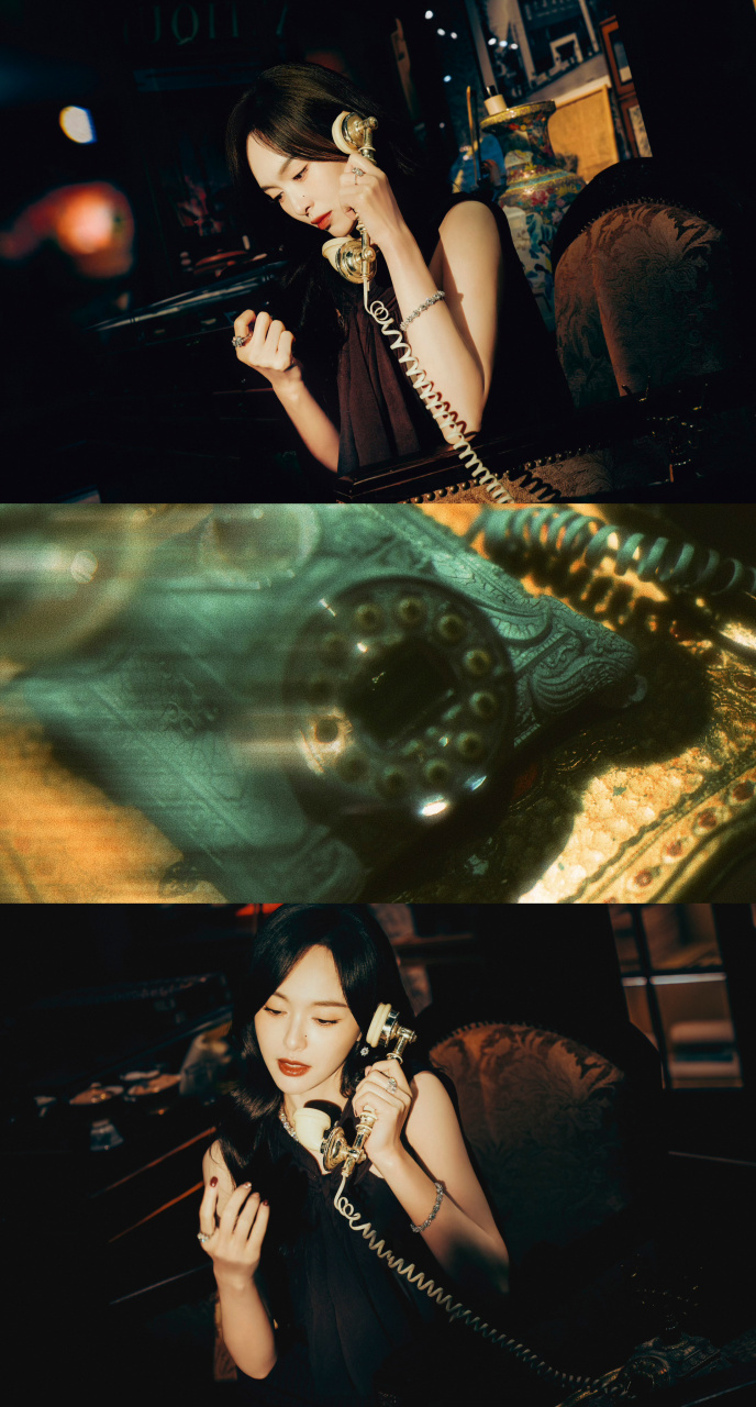 唐嫣超话  触碰时光印记,探寻复古格调.