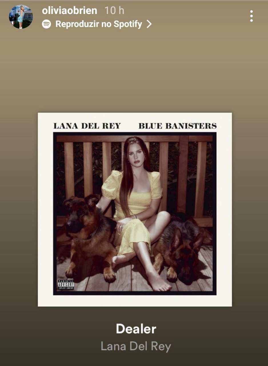 【名人品味】美国歌手olivia o brien分享了lana del rey 的新专辑