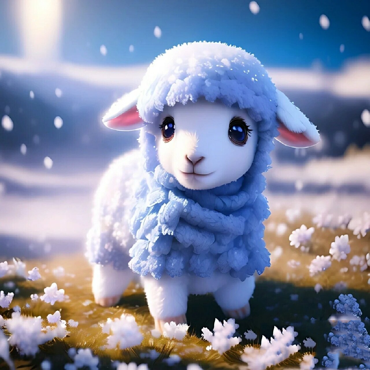 羊头像 唯美图片