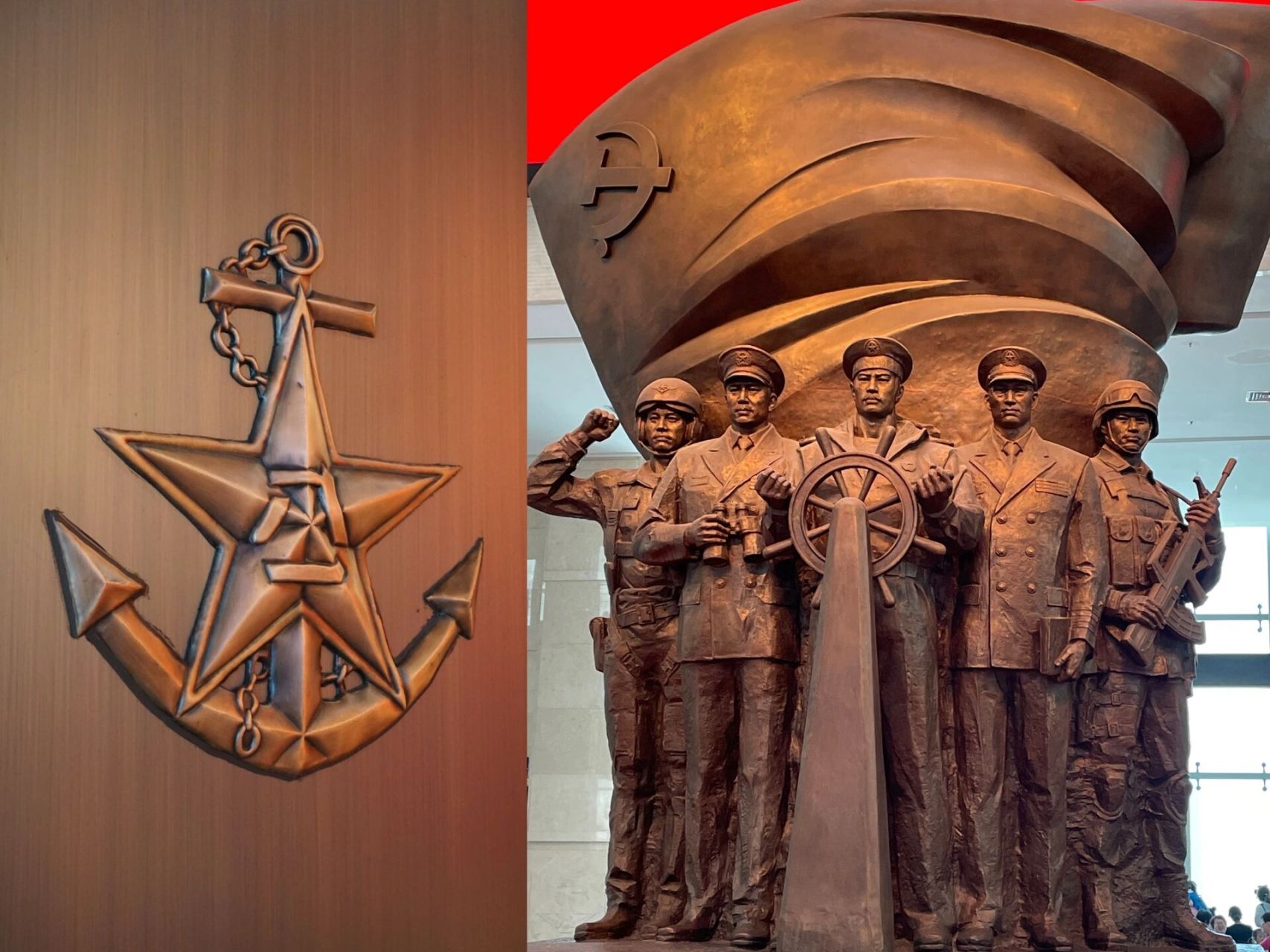 青岛必打卡——⚓️超燃的解放军海军博物馆 小朋友是个军事迷,来