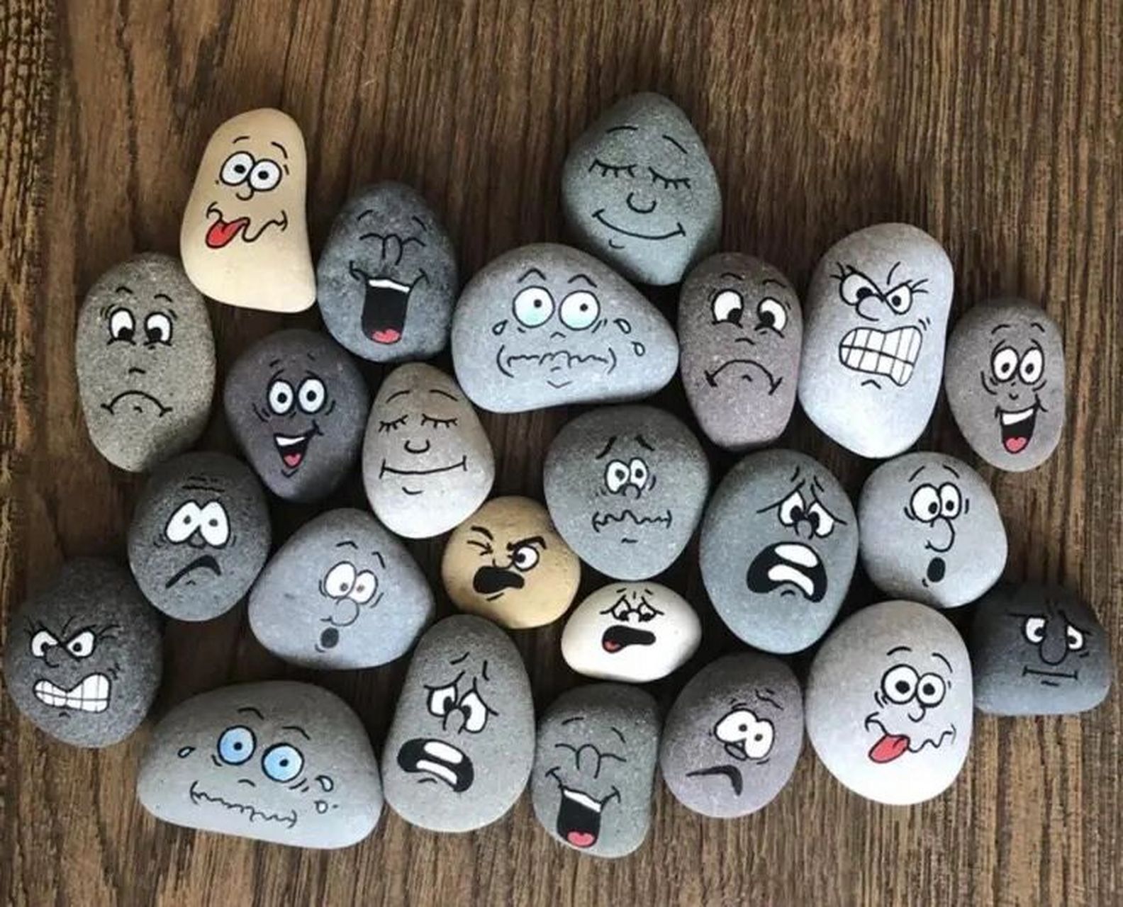 素材整理 好有趣的石头画