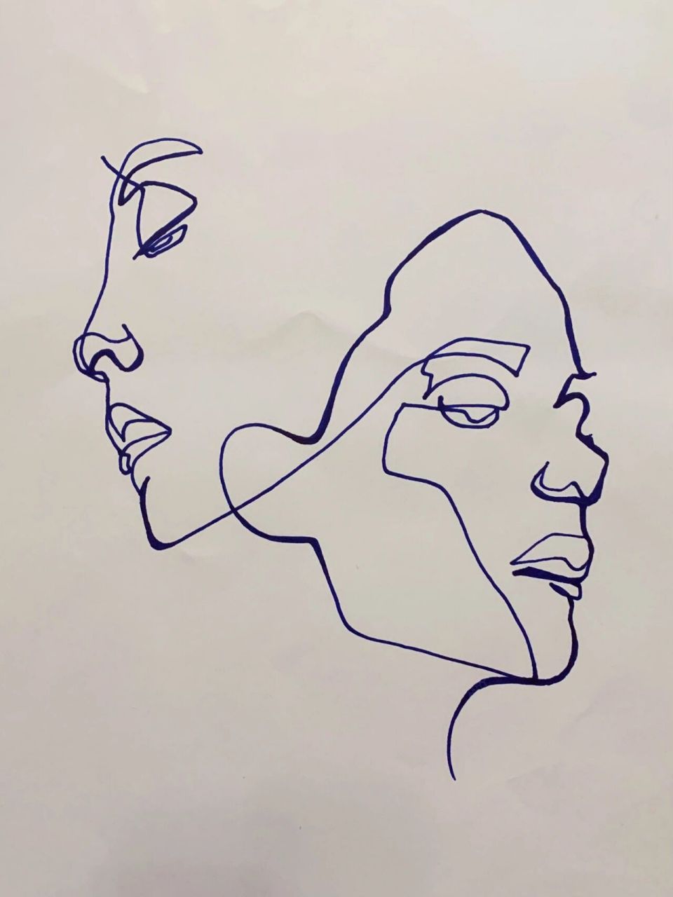 现代抽象极简线条装饰画～96 临摹的～ 麻烦好心人告诉我原作者是谁