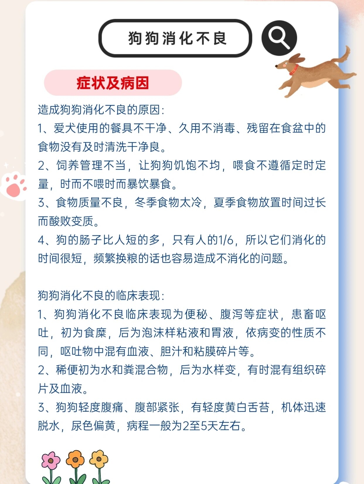 狗狗消化不良图片