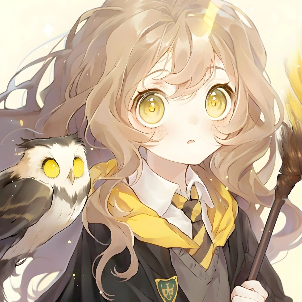 32哈利波特赫奇帕奇 可爱风格的哈利波特系列头像,稍稍提高了完成度