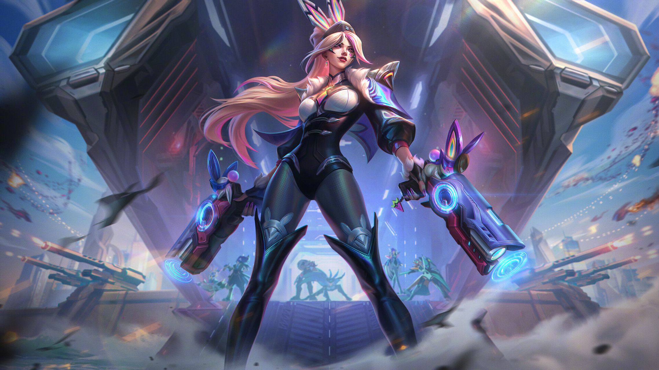 厄运小姐】的细节图 🐇 可爱即是正义  图1为游戏实装版,图2为画师