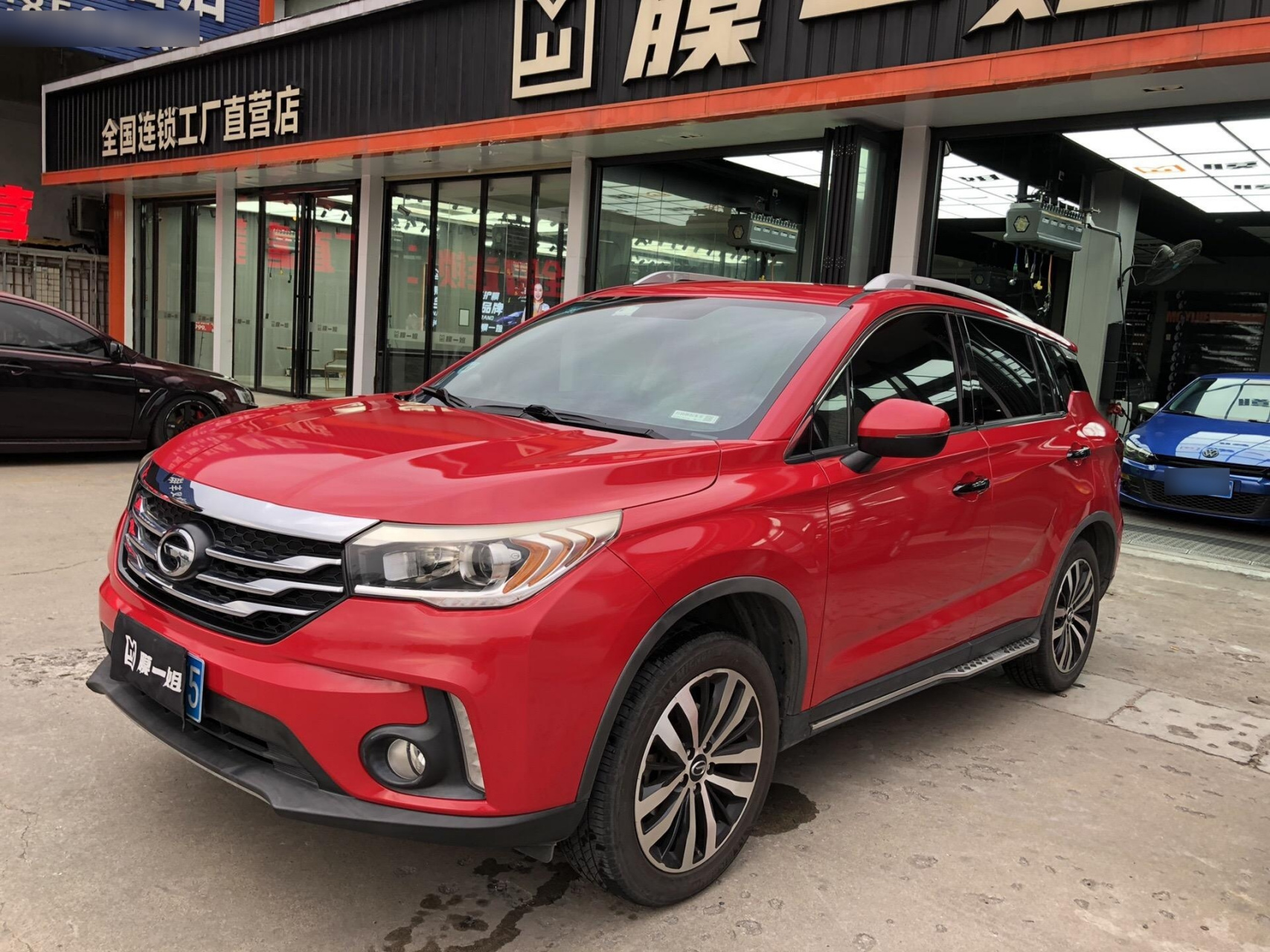 传祺gs4改色水晶樱桃红