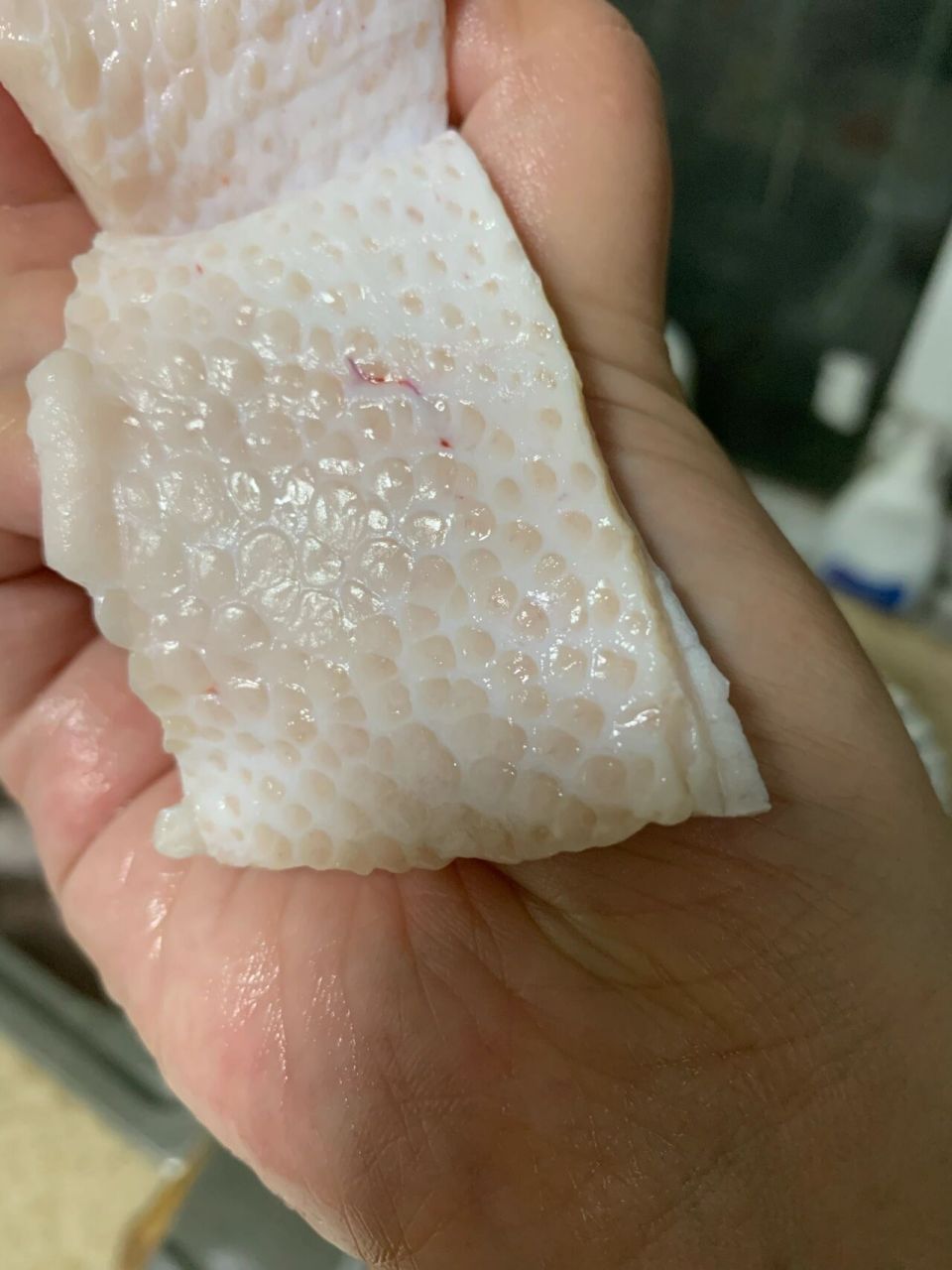 这是猪的脂肪颗粒吗?