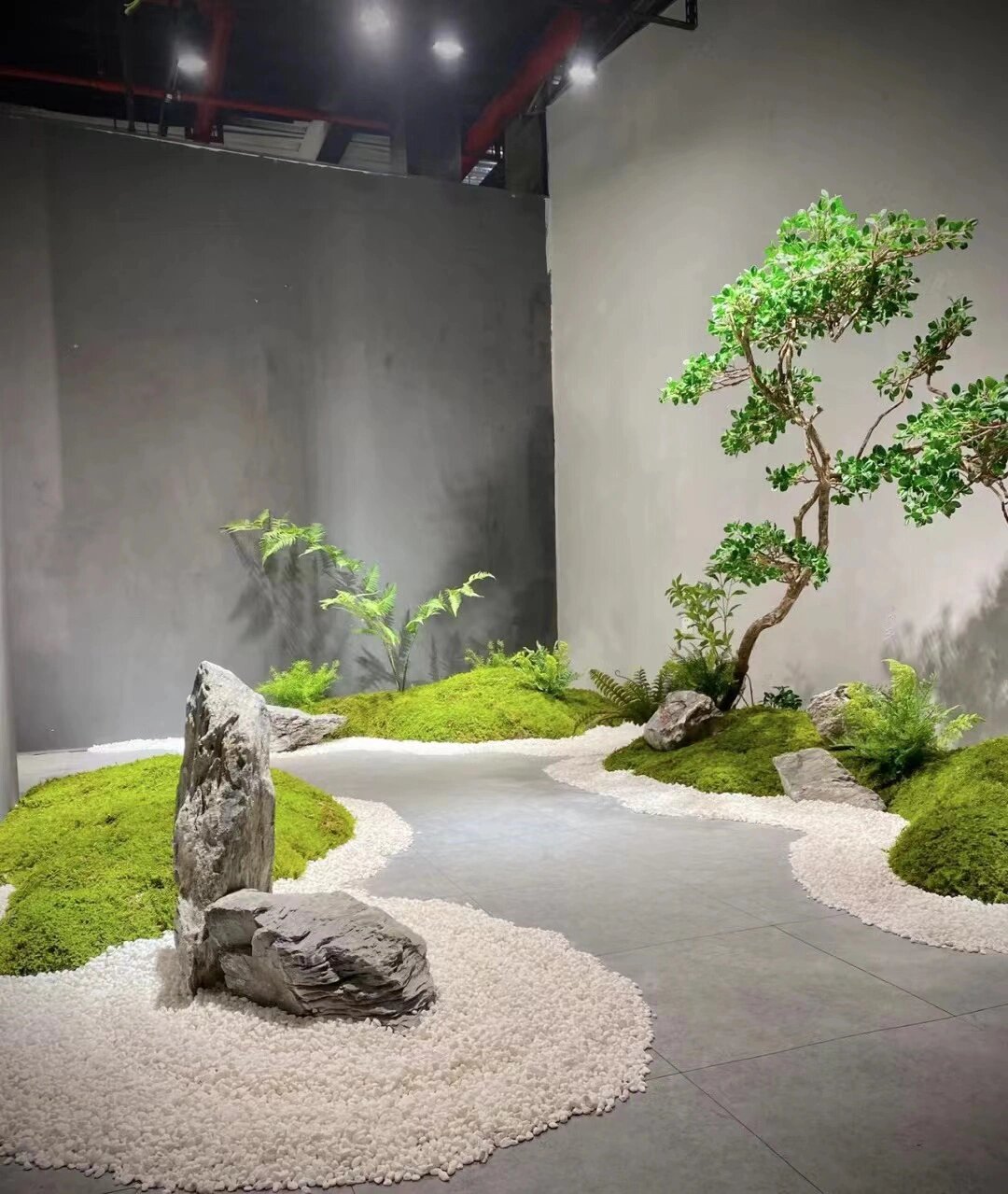 空间设计|枯山水,苔藓景观|园林软装设计
