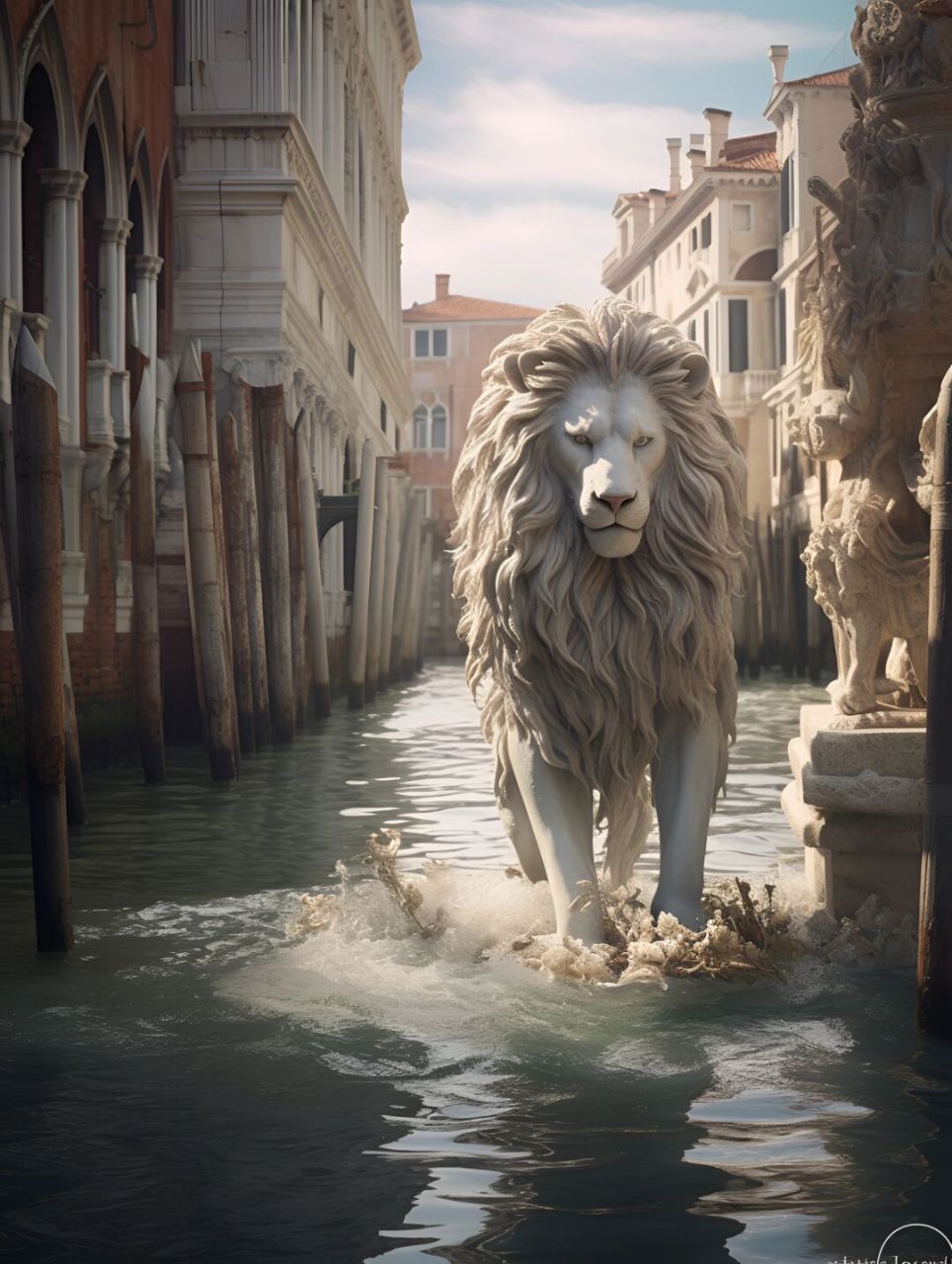 威尼斯的标志——圣马可飞狮