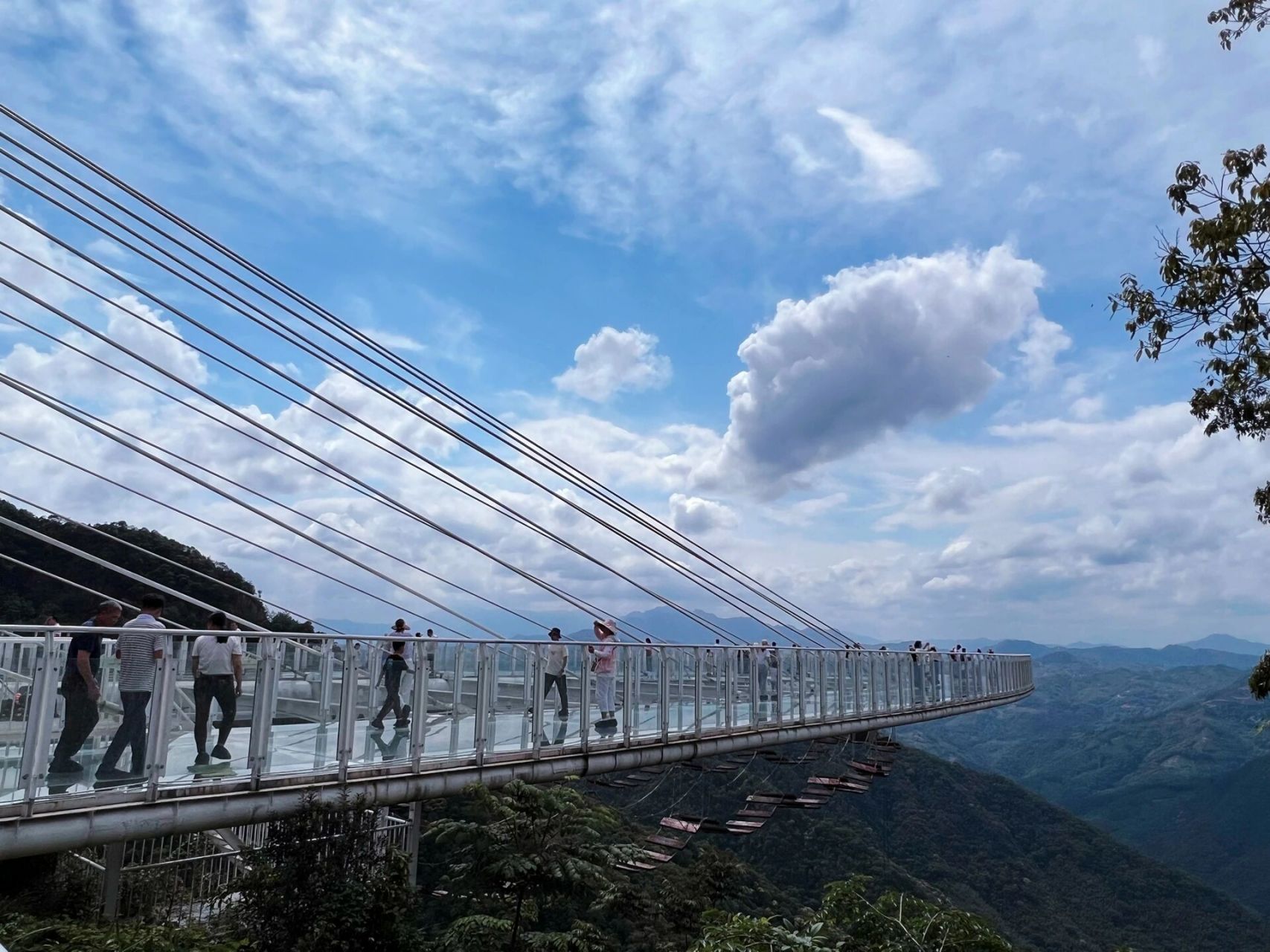 天空之心 | 泉州德化石牛山玻璃桥 520平方米,悬空314米的浪漫