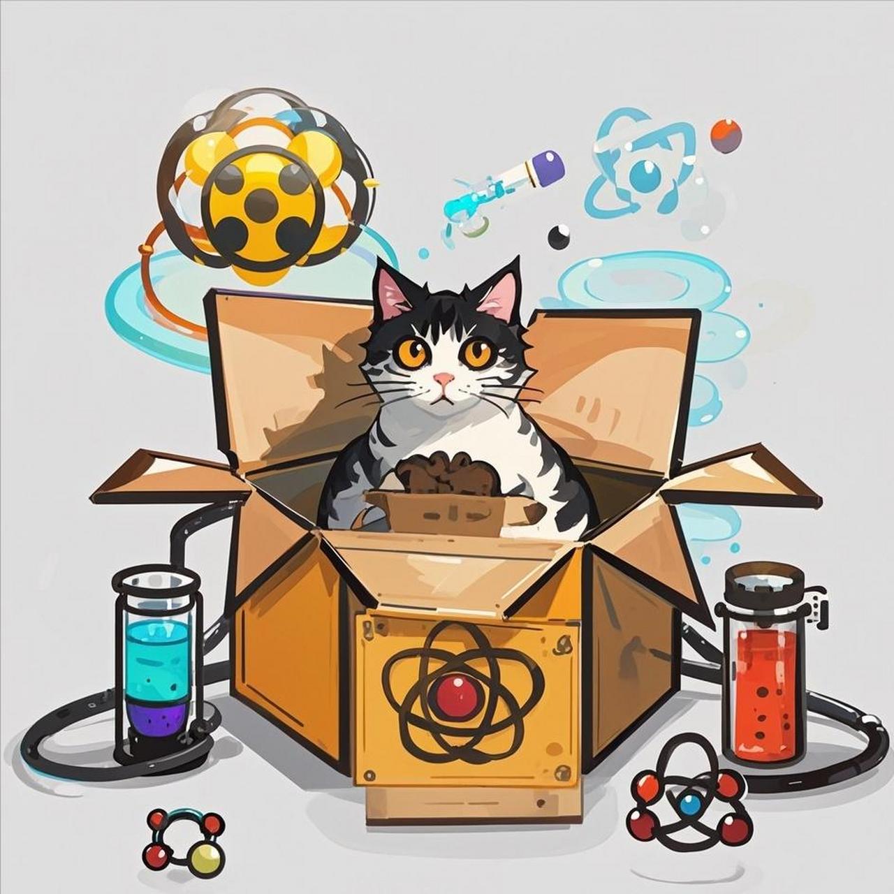 都说薛定谔的猫是一只既死又活的猫,你要是不看结果,这猫就介于生死之
