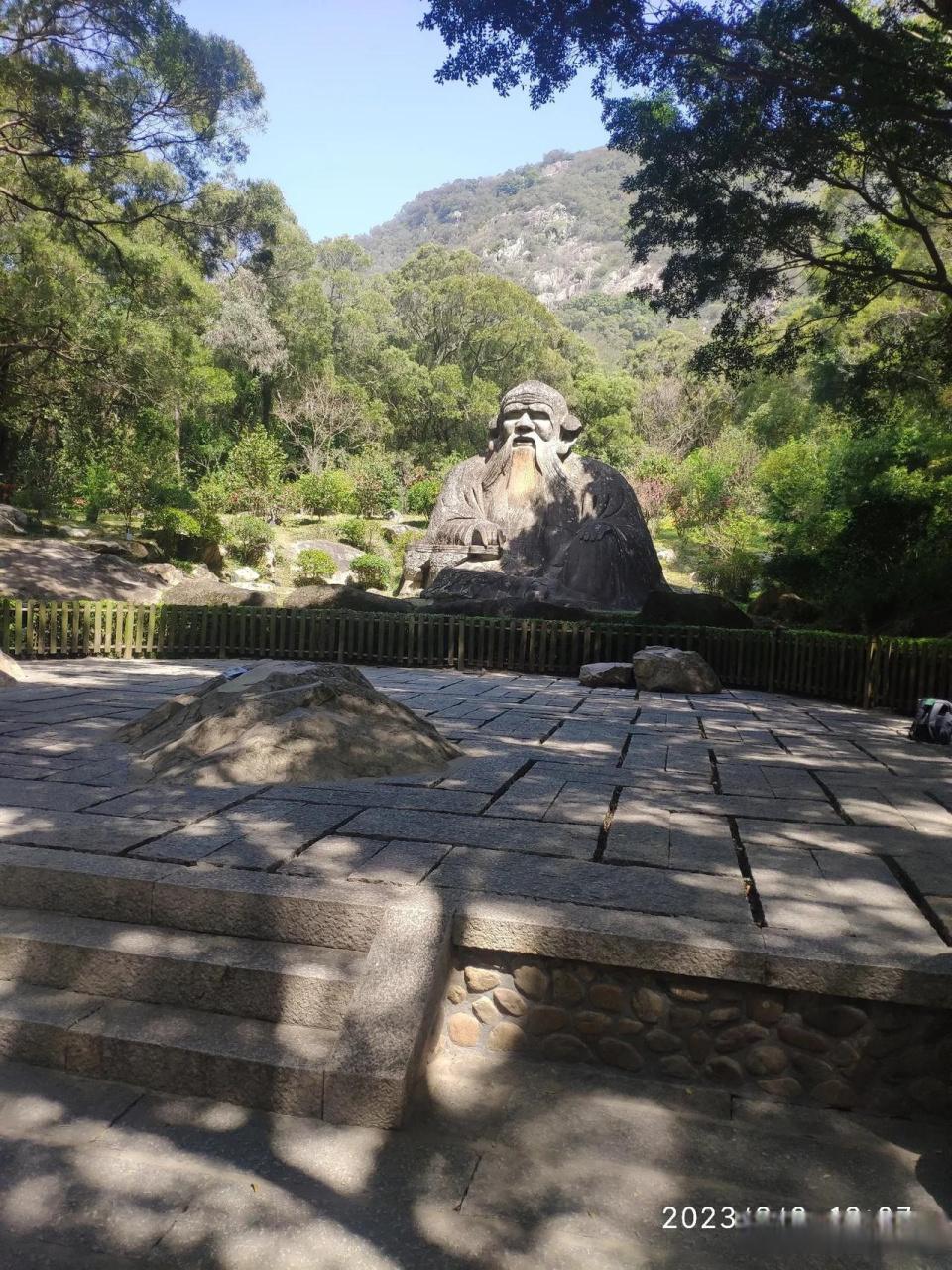 福建省清源山,老子雕像,山顶一览泉州市貌!