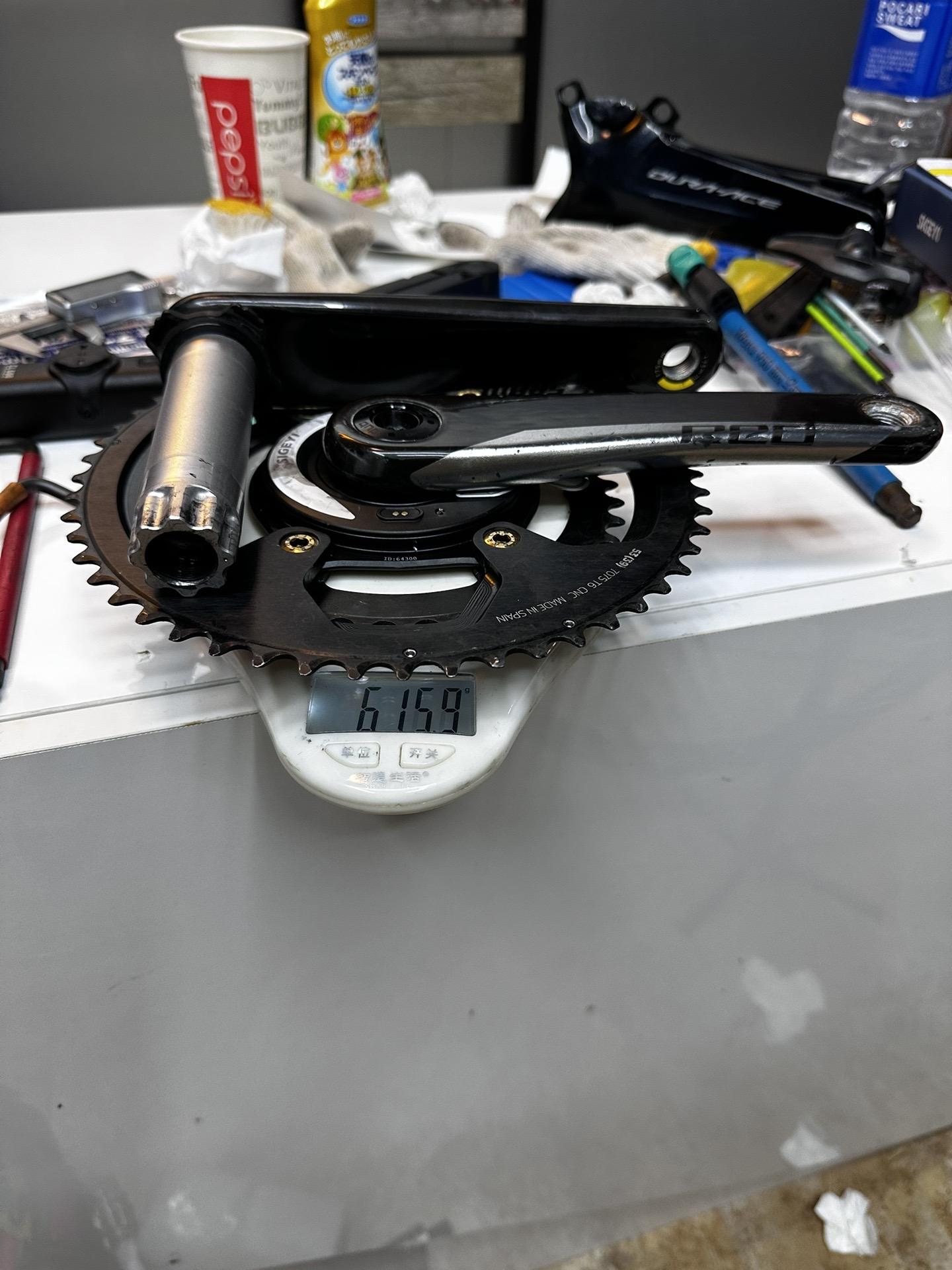 禧玛诺9100功率牙盘换red175 sigeyi功率计 完美搭配 去年做飞艇 王