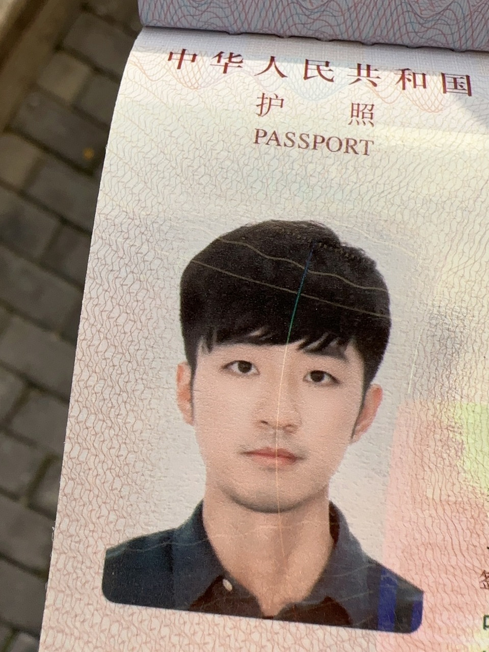 请出示证件护照图片