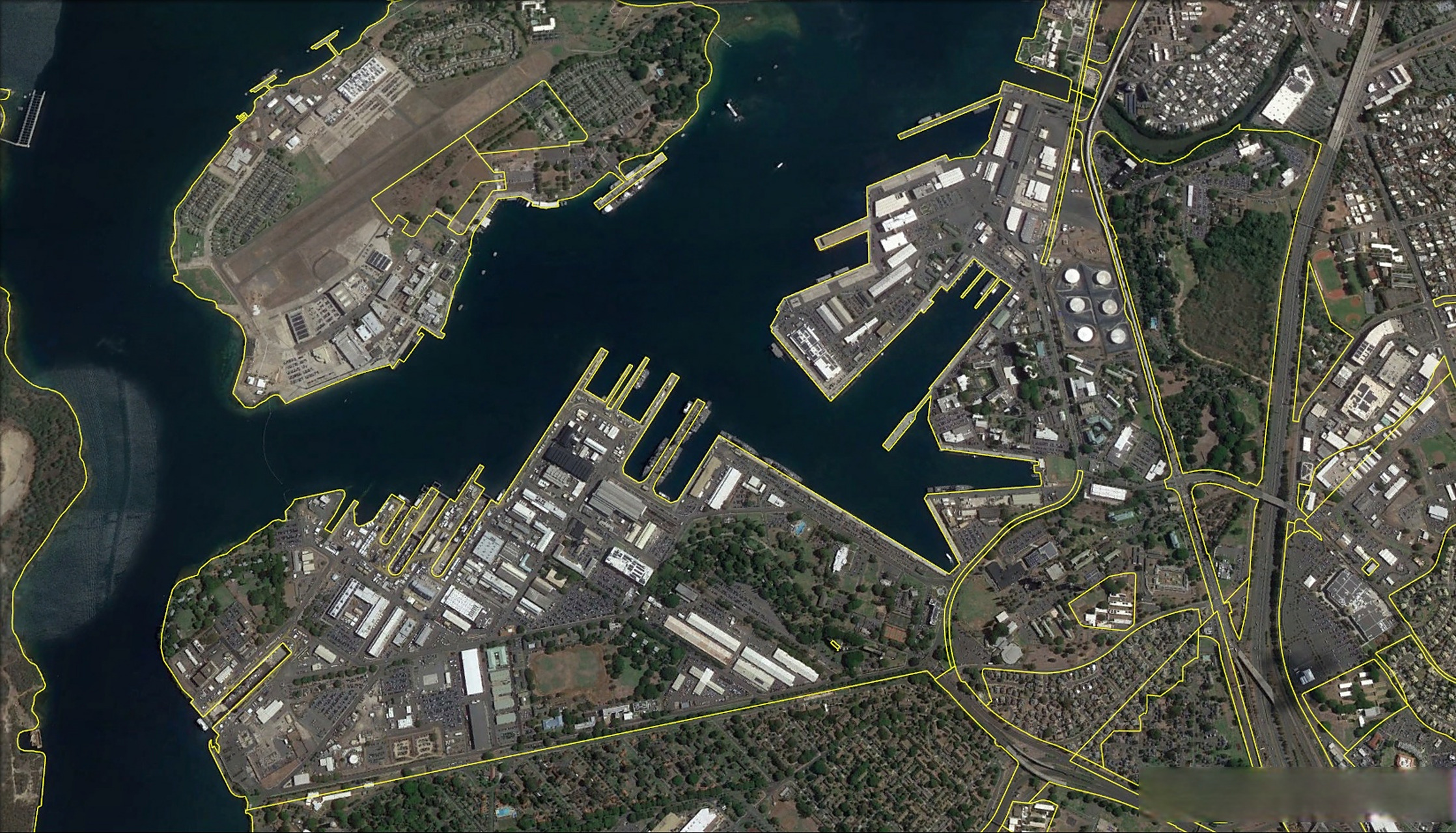 珍珠港各种军事用地#珍珠港