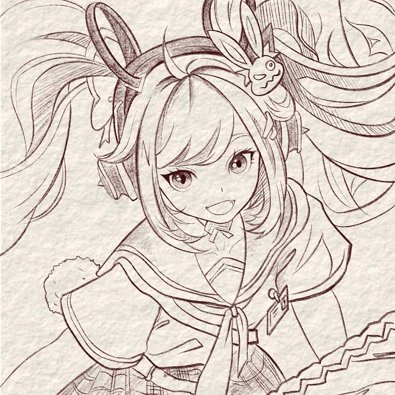 教你画王者荣耀人物—安琪拉(附过程图) 生命就像人家的玩偶,修修补补