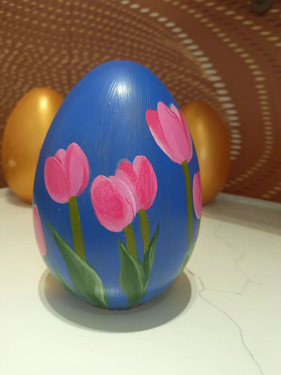 金蛋绘画 春夏清凉感