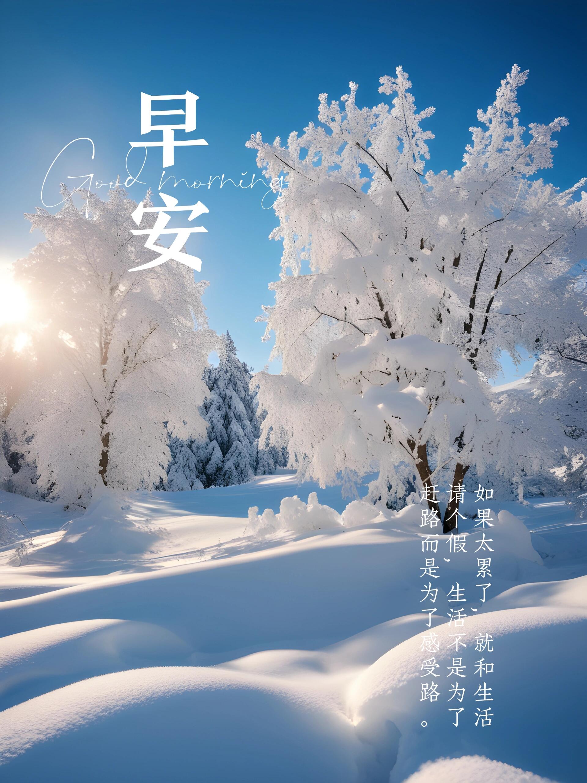 早安,美好一天开始了!正能量语录