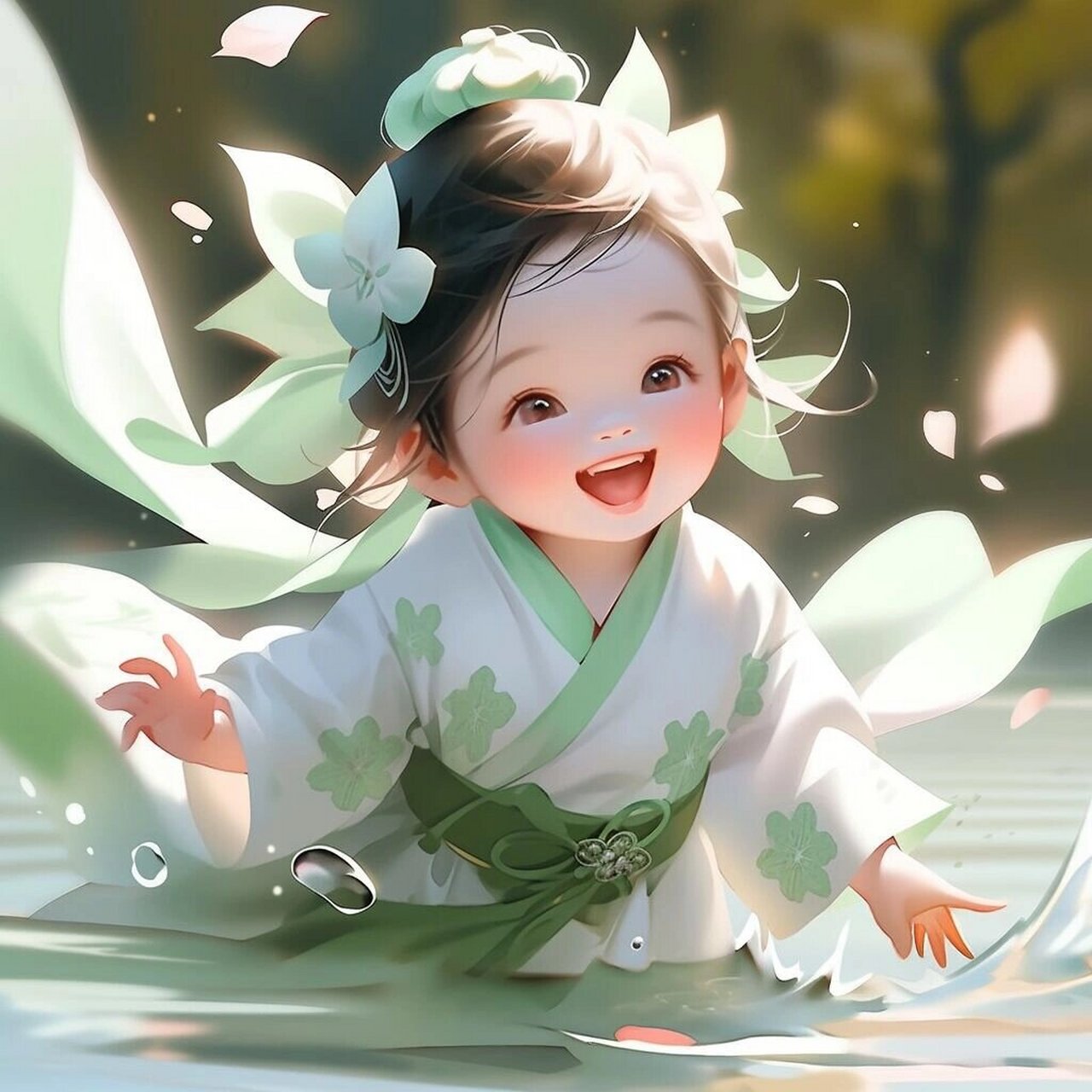 这些q版人物萌图也太可爱了吧!