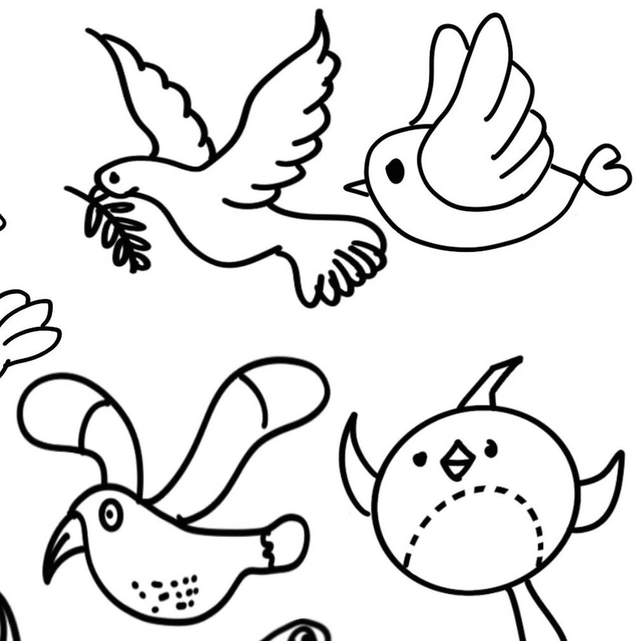 小鸟简笔画92 hello 我是欧欧 小鸟简笔画,简单好学,赶紧学起来吧