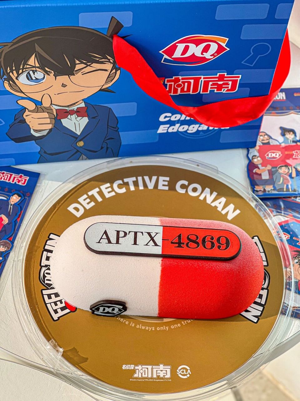 这可是aptx4869药丸耶7575 这造型真的一下唤起我的记忆!