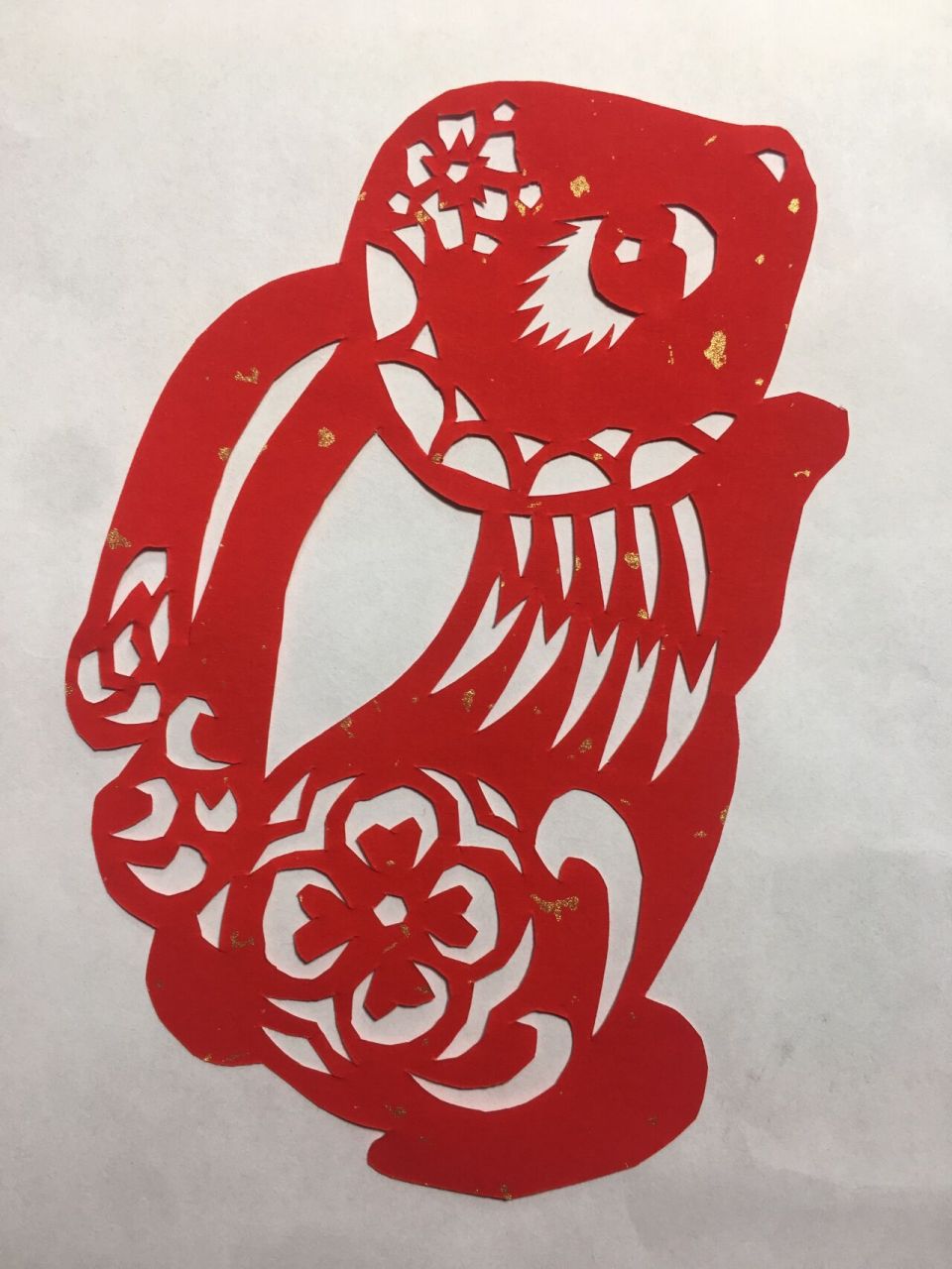 十二生肖兔子剪纸 02020202