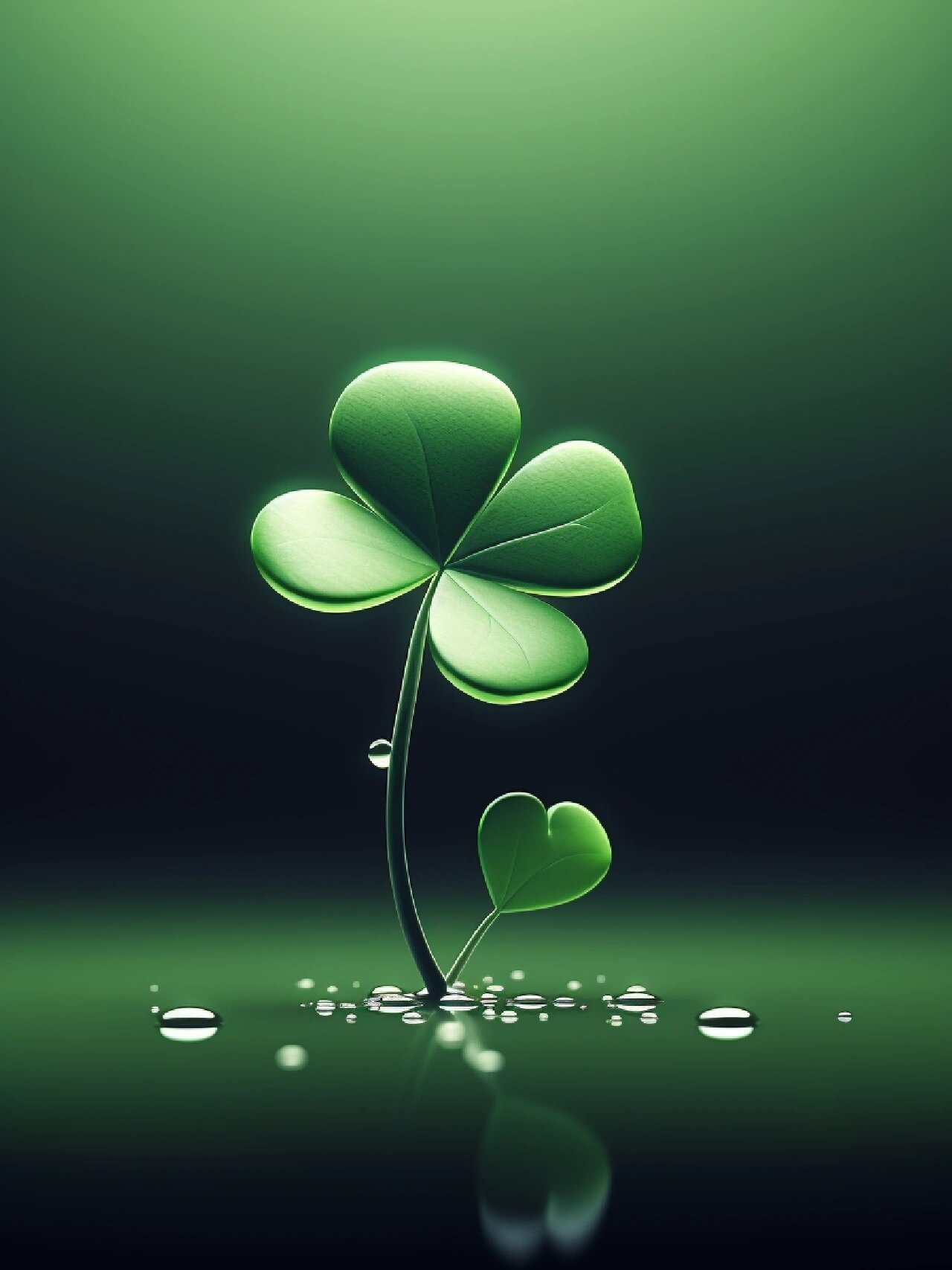 4k高清壁纸|幸运四叶草,愿幸福如影随形