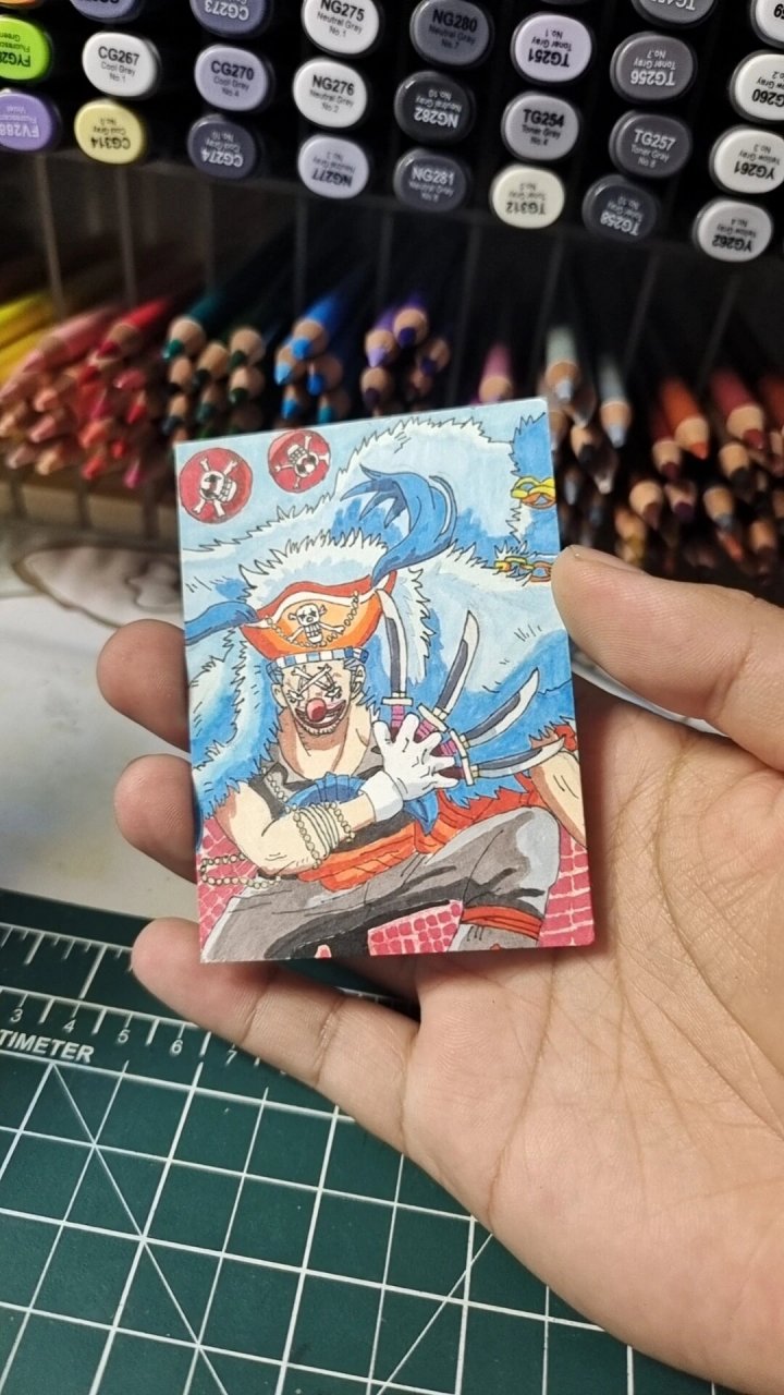 海贼王小丑巴基,致敬四皇 小丑巴基手绘