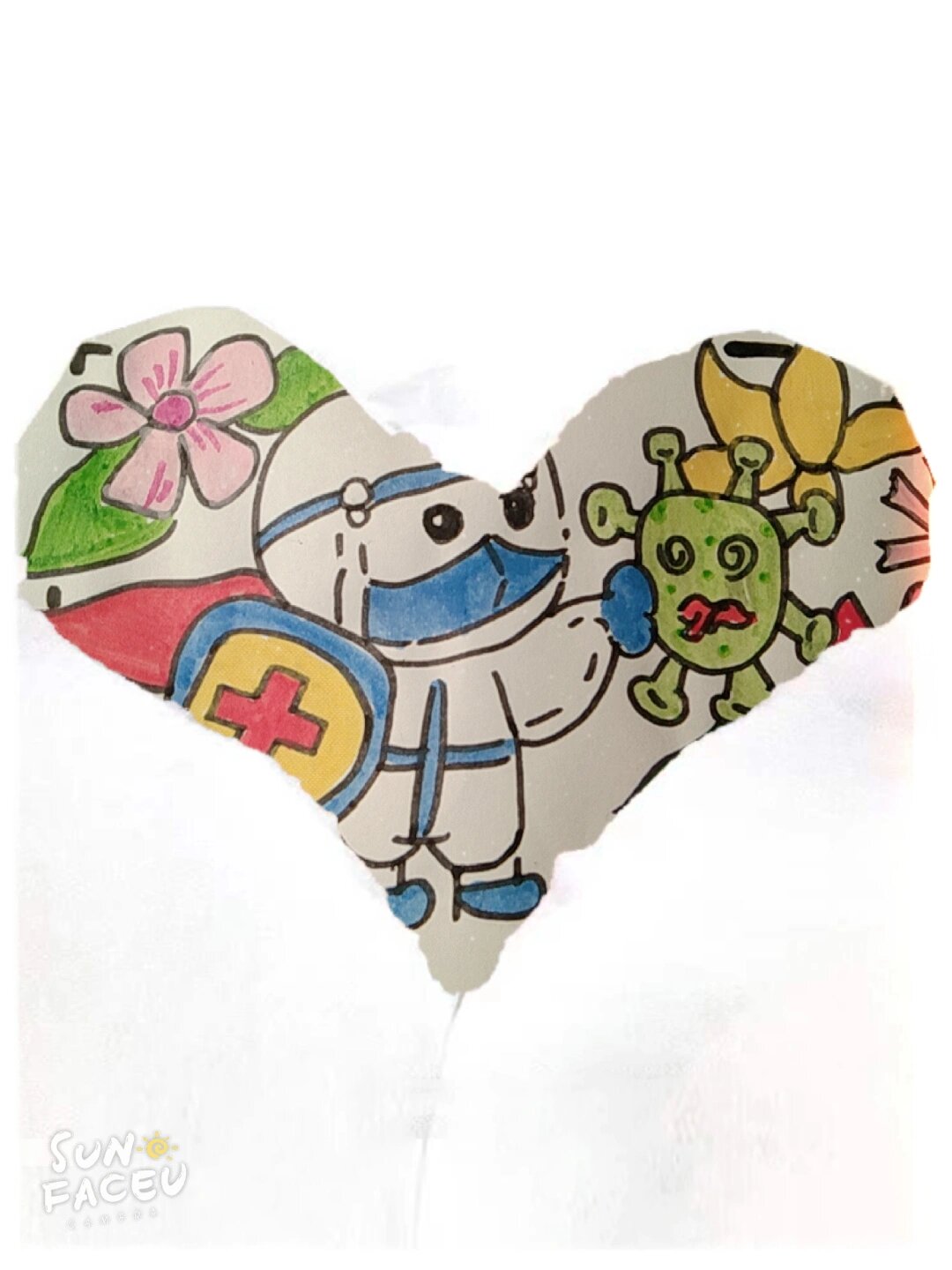 《科学预防,健康同行》主题手抄报