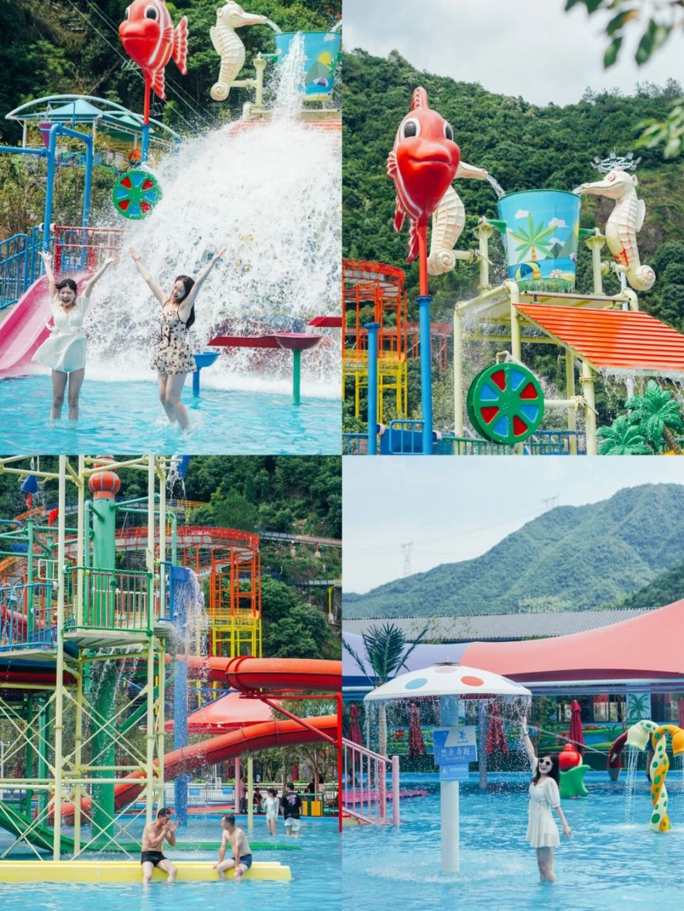 最近发现了一个宝藏玩水乐园,桐庐新开的龙吟谷水上乐园,趁着人少