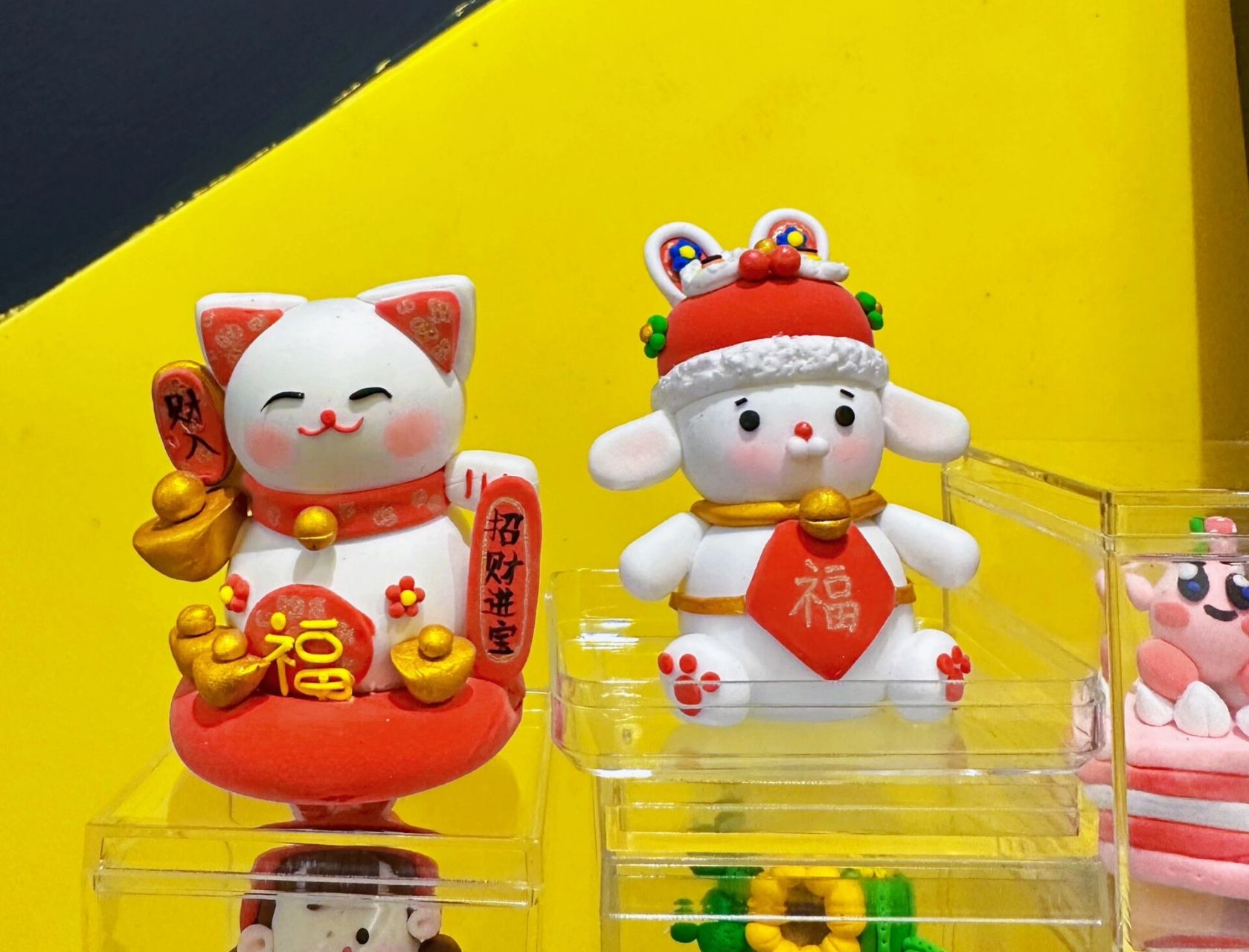 招财猫超轻黏土   招财猫粘土