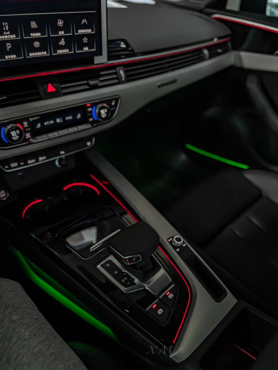 奥迪a5高配带原厂氛围灯补齐其他灯方案.