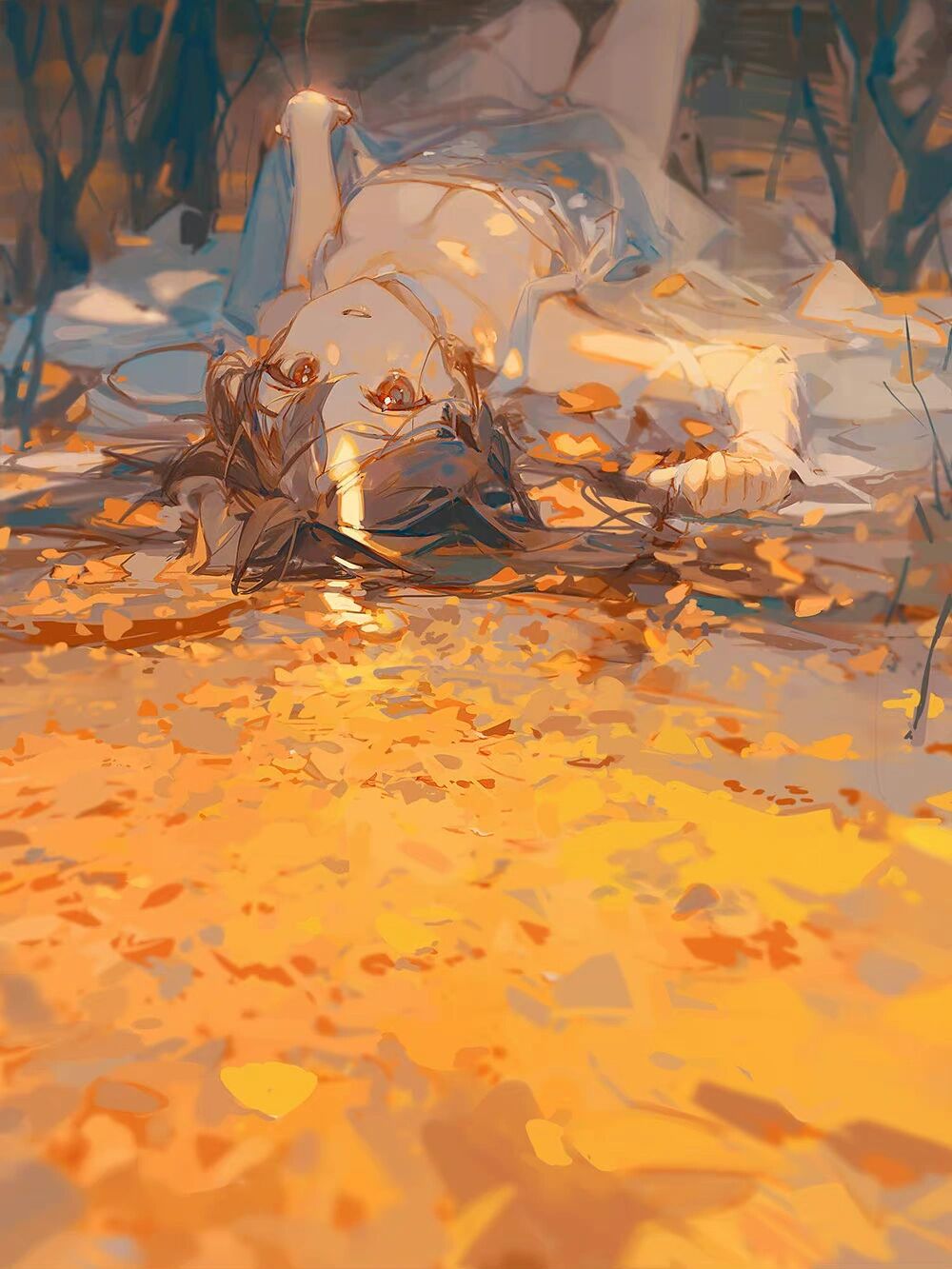 光感超级棒的二次元少女插画 今天要跟大家分享的这一组插画作品,是一