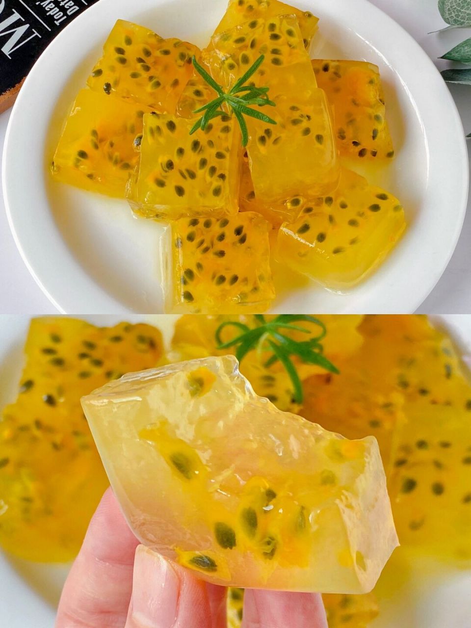 [期待][期待]今天安排了百香果果冻97酸酸甜甜,冰冰凉凉,好吃又解馋