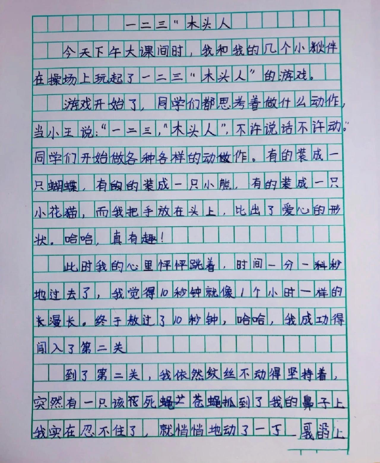 记一次游戏作文